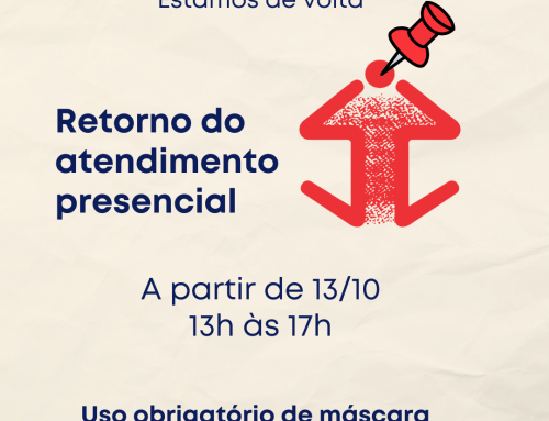 Retorno do atendimento presencial